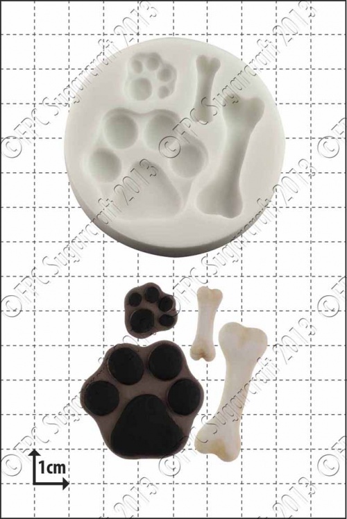'Paws and Bones' Silicone Mould
